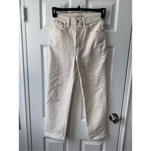 Madewell Perfect Vintage Straight Jean Size 25 Women's Vintage Canvas NEW